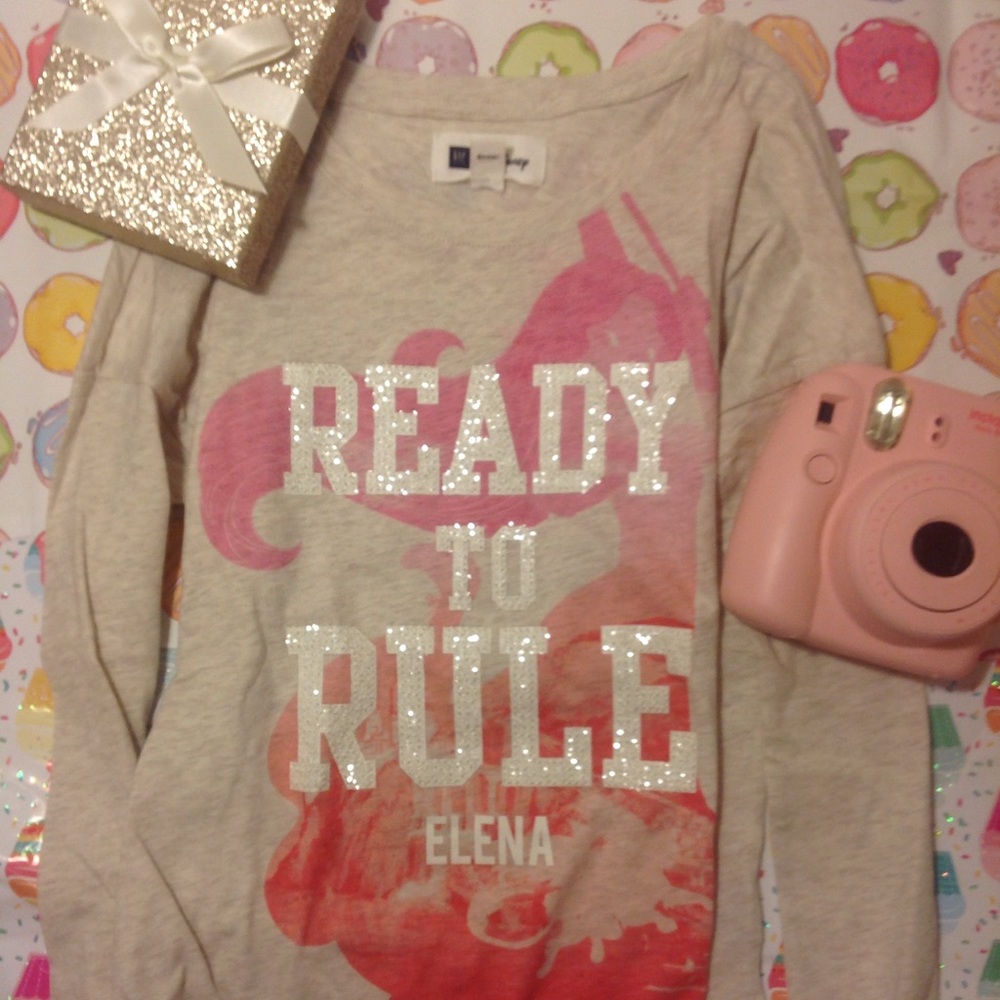 Long sleeve Elena of Avalor tee never worn, new
